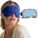 Cooling Eye Mask – Nightly Self-Care Ritual for Migraine Relief, Weighted Sleep Aid for Her