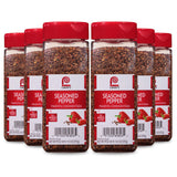 Lawry's Seasoned Pepper Canister – Flip-Top Spice for Restaurant Line-Cook Stations