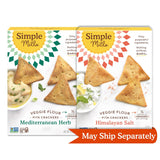 Simple Mills Veggie Pita Crackers Variety 2-Pack – Gourmet Hostess Gift for Charcuterie Boards and Holiday Entertaining