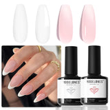 Modelones Nail Art Brush Set — Self-Care Ritual for Bedtime Pampering, 6-Piece Soak-Off Gel Brush Kit at Home