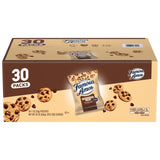 Famous Amos Original Recipe Chocolate Chip Bite-Size Cookies, 30 Pack Office Desk Drawer Snack Packs for Work