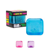 Schylling NeeDoh Nice Ice Baby - Adult Sensory Fidget for Stress Relief and Self-Regulation, Pocket-Size Quiet Squish Cube