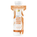 Dove Plant Milk Body Wash Coconut & Lychee – Birthday or Mother's Day Spa Gift for Women Who Love Self-Care