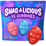 SHAQ-A-LICIOUS XL Gummies Individually Wrapped Snack Size Bags for Kids Lunchbox and Trick-or-Treat Pails, 8.5 oz Original Flavor Halloween Candy