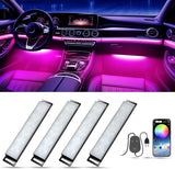 Honalia Car LED Lights Interior – USB Powered Cool Touch LED Strip, Safe Family Friendly Lighting for Teen Driver's First Car