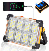LUMENHUB Solar Work Light – Practical Gift for Dad & Him, Camping & Mechanic Floodlight