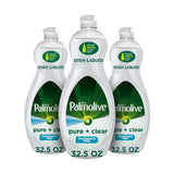 Palmolive Ultra Pure + Clear Dish Soap – Hypoallergenic Fragrance-Free Formula for Allergy-Safe Homes