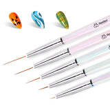 Beetles 31-Piece Nail Art Brush Kit for Teens and Tweens – Safe, Parent-Approved DIY Manicure Starter Set for Bedroom Playroom