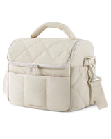 BAGSMART Double Deck Lunch Tote – Lightweight Cooler Bag for Camping Hiking and Outdoor Dining