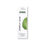 SIMPLY Gum Peppermint Xylitol Chewing Gum – Travel-Sized Carry-On Breath Freshener for Flights, Liquids-Free 15-Piece Pouches