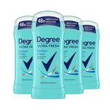 Degree Ultra Fresh Shower Clean Antiperspirant Stick for Women – Thoughtful Birthday Gift for Mom with 48H Freshness, 4 Pack 2.6 oz
