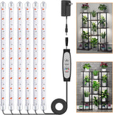 Roleadro 2-Bar LED Grow Light – Child and Pet Safe Plant Shelf with 12V Low-Voltage Operation
