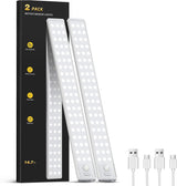 LUMIORA Under Cabinet Lighting – Practical Housewarming Gift for New Homeowners, Rechargeable Motion Sensor 2 Pack