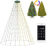 BrizLabs Halo Tree Lights – Clean Modern Christmas Lighting with 17 Understated Modes and Dimmable Glow
