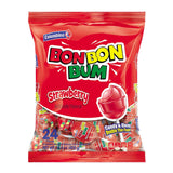 Colombina Bon Bon Bum Lollipops – Tropical Hard Candy with Chewy Gum Center for Kids Lunchboxes and After-School Snacks