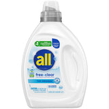 all free clear Laundry Detergent – Unscented Concentrated Formula for Streamlined Laundry Rooms and Intentional Routines, 50oz