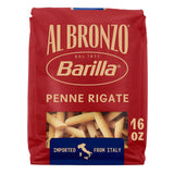 Barilla Al Bronzo Bronze Cut Mezzi Rigatoni Non-GMO Pasta for Clean Family Dinners