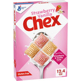 Strawberry Vanilla Chex Gluten Free Cereal – Quick Ready to Eat Breakfast for Busy Workday Mornings
