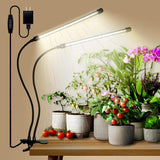 LUMIPRO Grow Light for Indoor Plants — Home Office Desk Lamp with Auto Timer for Focus Sessions and Background Greenery