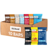 RXBAR Protein Bars, Variety Pack for Mindful Snacking at Home, Whole-Food Desk Drawer Fuel (10 Count)