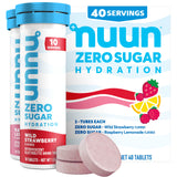 Nuun Zero Sugar Hydration Electrolyte Tablets – Trail & Studio Hydration for Low-Impact Athletes, Sugar-Free Electrolyte Replenishment