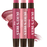 Burt's Bees Tinted Lip Shimmer 3-Pack – Beautiful Valentine's Day Gift Set for Women and Teen Girls