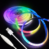 USB LED Strip Light – Cool-Touch Accent for Kids' Bedrooms, Pet-Friendly and Flame-Free