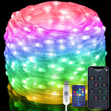 LuminGlow IP65 Waterproof Fairy Lights 66ft Cold Resistant – Patio String Lights for Year Round Outdoor Use