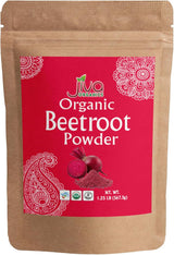 Jiva Organics Organic Beet Root Powder 1.25 LB – Family-Friendly Pink Dye Alternative for Muffins, Breads, and Cupcakes