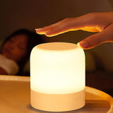 LumiNest Flameless Night Light for Nursery and Bedroom, Flicker-Free LED Lamp Safe for Babies
