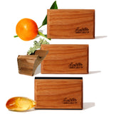 Drift Car Air Freshener - Real Wood Scent Block for Clean Car Interiors, Tool-Free Magnetic Clip