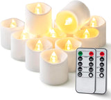 Homemory Flameless Votives – Child-Safe Battery Tea Lights for Nursery and Kids' Bedroom Decor