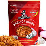 MaeMai Medium Spice Thai Chili Onion & Garlic Crunch - Guilt-Free Umami Seasoning for Wellness-Focused Meal Prep, Low-Carb & Plant-Based