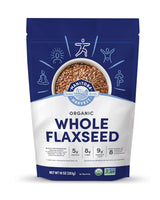 Manitoba Harvest Whole Organic Flaxseed Fuel for Focus Driven Home Office Smoothie Routines, 10 oz