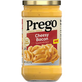 Prego Cheesy Bacon Cheddar Cheese Sauce – Kid-Friendly Family Dinner Pantry Jar for Picky Eaters