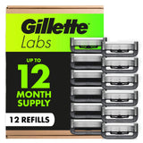 GilletteLabs Razor Blade Cartridges – Gentle, Irritation-Free Shave for Your Morning Wellness Practice