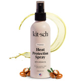 Kitsch Heat Protection Spray with Argan Oil – Premium Styling Mist for Salon-Quality Shine, 6.8oz