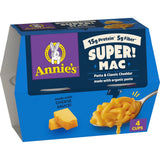Annie's Super! Mac Microwave Pasta Cups – Fast Desk Lunch for Office Professionals, Ready in 2 Minutes