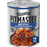 Progresso Pitmaster Steakhouse Style Steak and Bean Soup – Gluten Free Clean-Label Lunch with No Artificial Flavors
