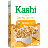 Kashi Organic Honey Toasted Cereal – Quick Desk-Side Breakfast for Busy Professionals, 13.6oz Box