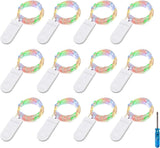 Aurora Glow Child Safe Fairy Lights – Cool-to-Touch Battery LEDs for Nursery and Crib Area, 6-Pack