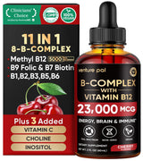 Venture Pal Methylated B12 Liquid Drops – Meaningful Birthday Gift for Her with Sublingual B Complex and Vitamin C