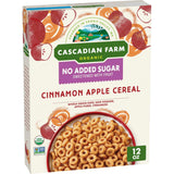 Cascadian Farm Organic Cinnamon Apple Cereal – Kid Friendly Lunchbox Snack for School and After School, No Added Sugar