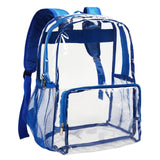 Vorspack Clear Backpack – Music Festival Tote with Mesh Bottle Pockets, Water-Resistant PVC