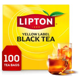 Lipton Unsweetened Black Tea – 100-Count Pantry Staple for Sugar-Conscious Wellness Routines