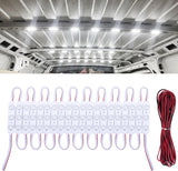 Bright Way 12V LED Van Light Kit – Low-Heat, Cool-Touch Ceiling Light for Family Campers and Shared Vehicles