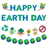 Epakh Earth Day Banner Garland Kit – Modern Earth-Tone Home Decor for Living Room and Dining Area
