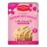 Gluten-Free Raspberry White Chocolate Muffin and Bread Kit – Thoughtful Birthday Gift for Mom, Ready-to-Bake Baking Set with Icing