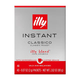 illy Instant Coffee Singles – Mindful Morning Ritual for Calm Focus, 40 Single-Serve 2g Classico Packets