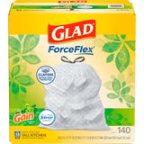 Glad ForceFlex 13 Gal Drawstring Trash Bags Febreze Gain – Clean, Cohesive Look for Open-Concept Living Areas